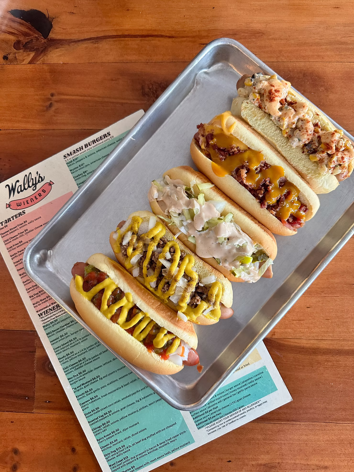 Drool worthy dogs from Wally's Wieners